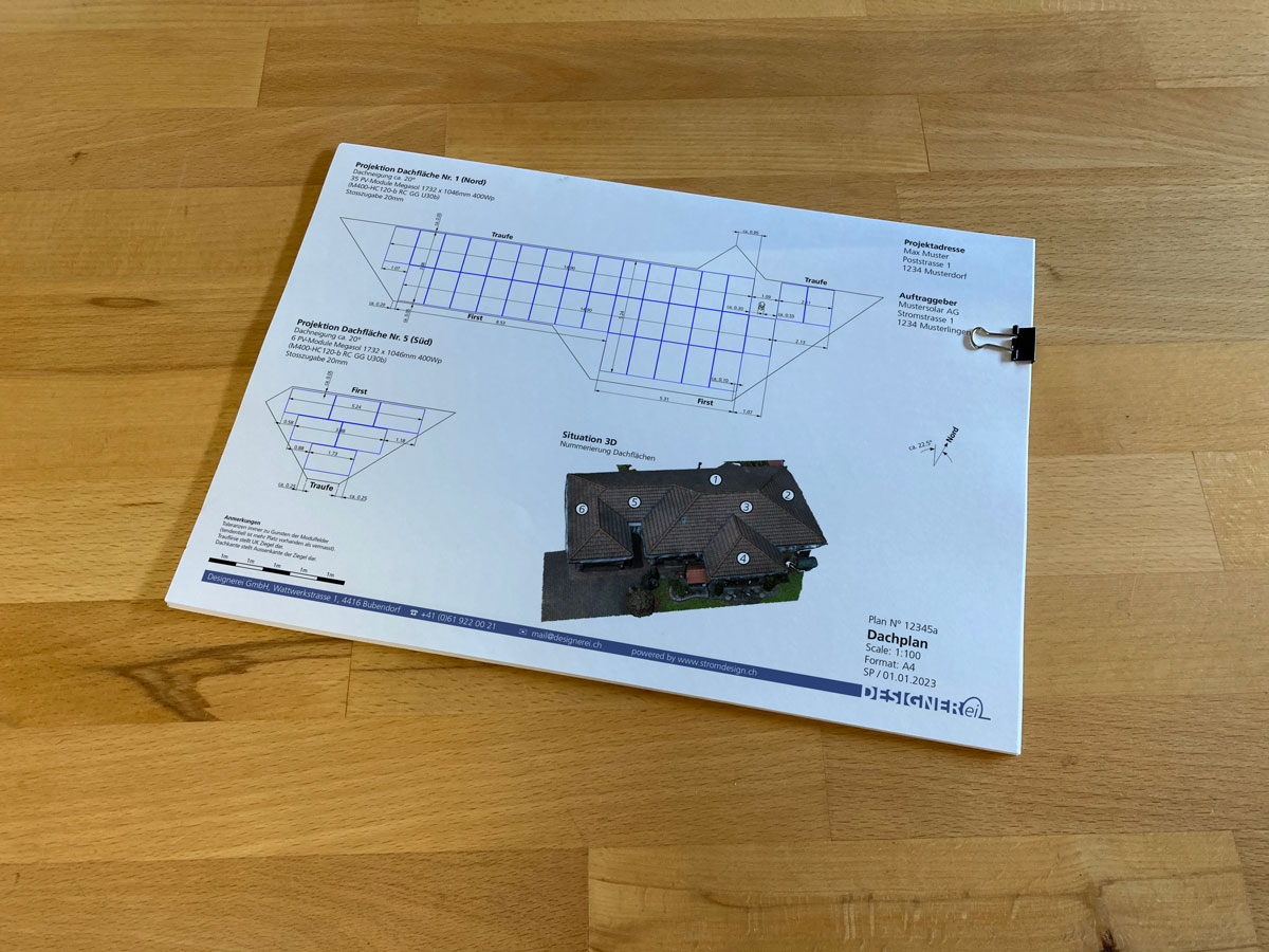 Musterdachplan